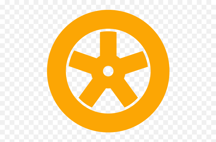 Orange Wheel 3 Icon - Free Orange Wheel Icons Emoji,Raidation Emoji