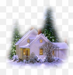 Winter House Png Official Psds Emoji,Snowy Tree Emoji