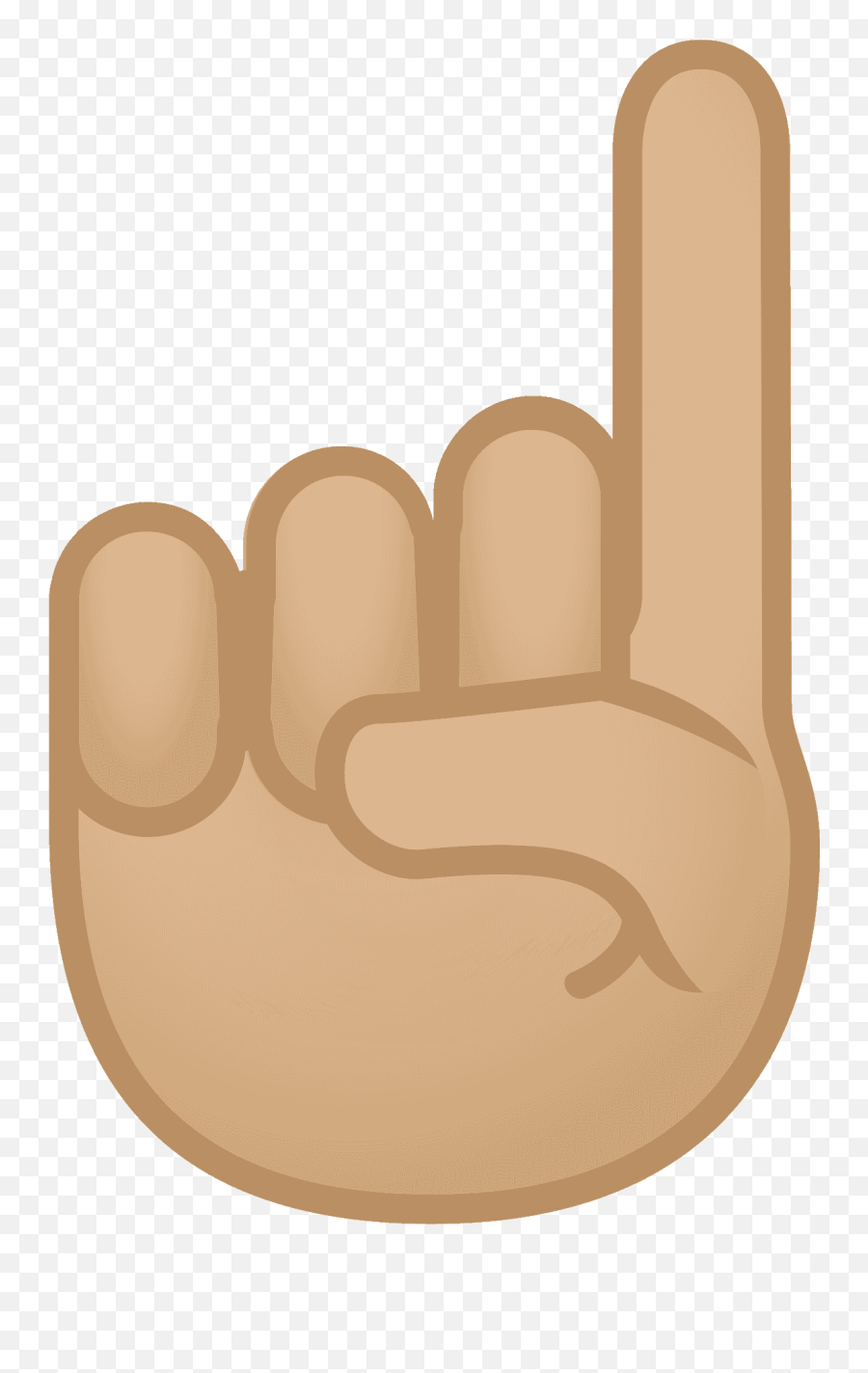 Medium - Emoji Dedo Indice Arriba,Pointing Up Emoji
