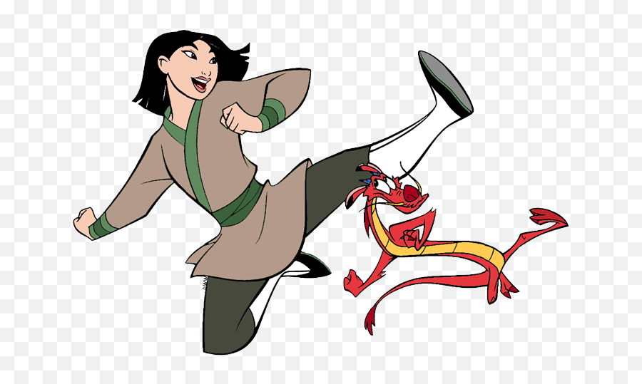 Mulan And Friends Clip Art - Mulan Disney Png Download Transparent Mulan And Mushu Emoji,Disney Emoji Blitz The Incredibles