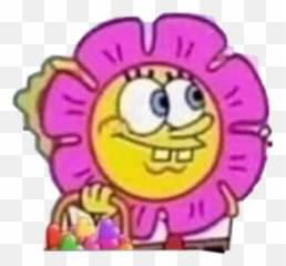 Spongebob Cute Sweet Flower Pink Sticker By Xsaggiex - Spongebob And Patrick Matching Icons Emoji,Spongebob Emojis