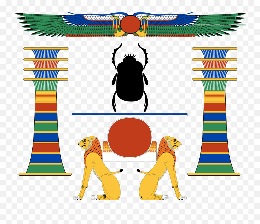 Egyptian Clipart Svg Egyptian Svg - Ancient Egypt Gods Pillars Emoji,Egyptian Eye Emoji