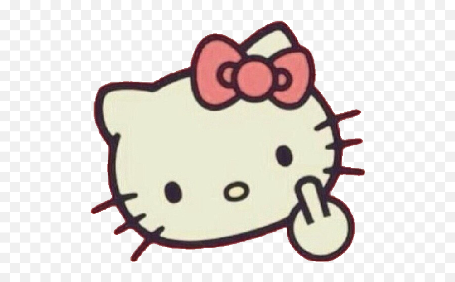Pin En Hello Kitty - Crazy Hello Kitty Emoji,Risque Emoticons