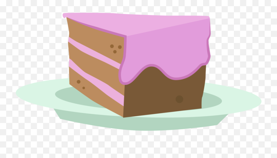 Library Of Slice Of Cake Banner Royalty - My Little Pony Cake Slice Emoji,Slice Of Cake Emoji