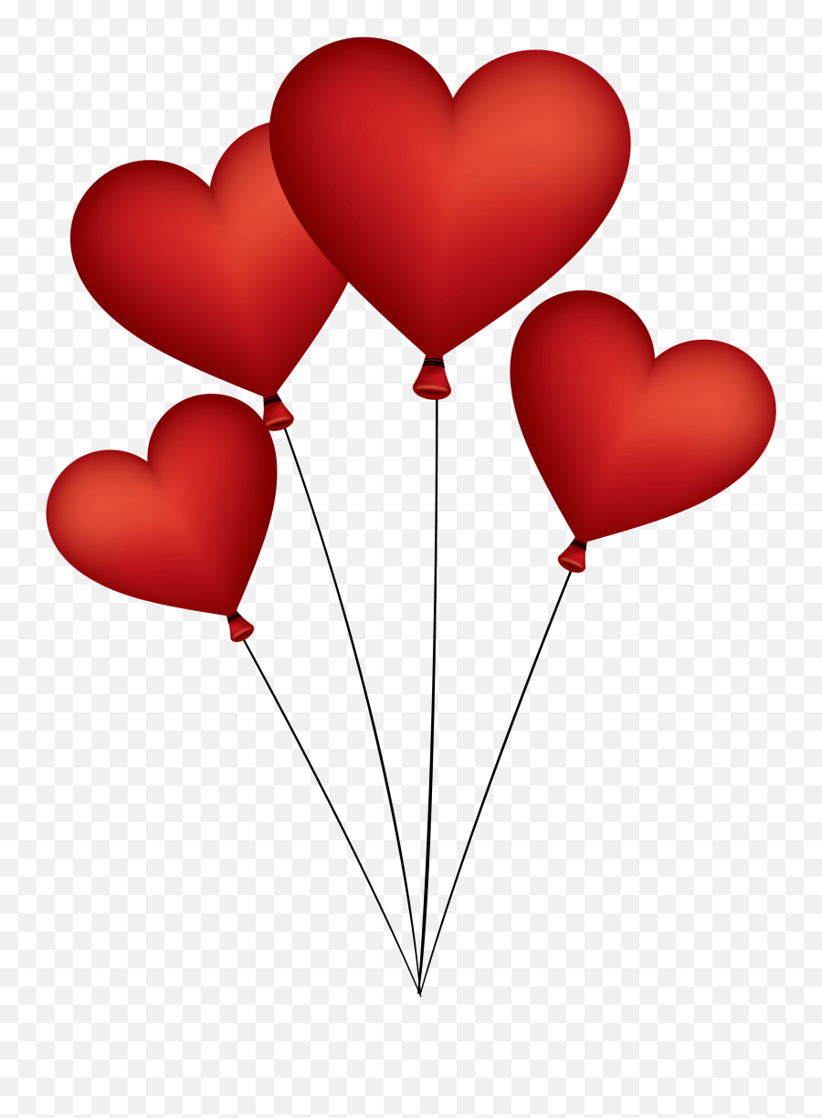 Love Heart Balloon Png Clipart - Love Heart Balloon Png Emoji,Emoji Heart Balloons