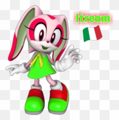 Creamtherabbit Italia Cream The Sticker - Cream The Rabbit And Cheese The Chao Emoji,Cream The Rabbit Emojis