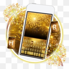 Gold 2018 New Year Keyboard Theme U2013 Apps On Google Play - Technology Applications Emoji,How To Add Emojis To Keyboard Galaxy S5