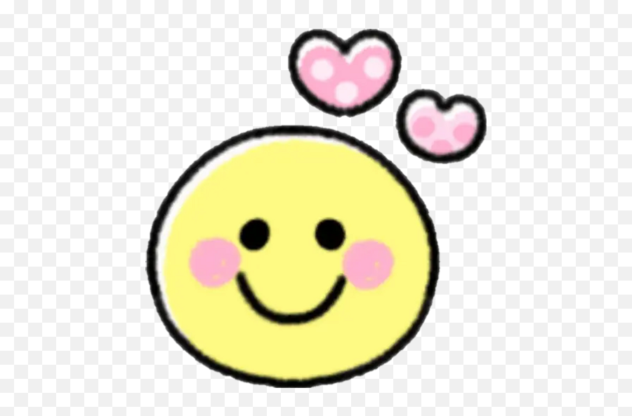 Sticker Maker - Pink Heart Emojis Happy,Google Emojis Heart