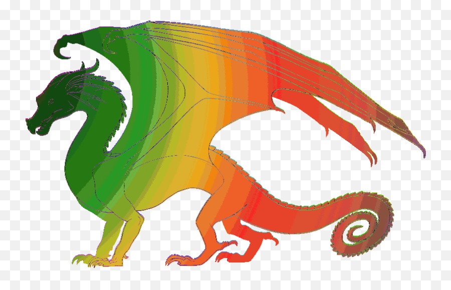 Image The Colors Of Rainwing Gif Wings - Wings Of Fire Dragon Gifs Emoji,Rainwing Colors With Emotions