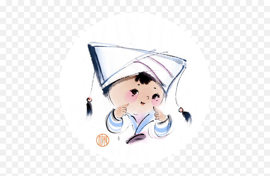 China Doll Stickers - Happy Emoji,China Emoji
