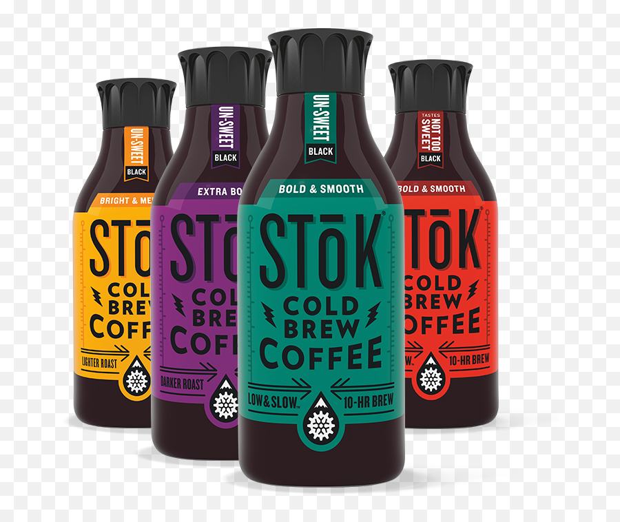 Stk Not Too Sweet Black Cold Brew Coffee - Plastic Bottle Emoji,Emoji Cups Walmart