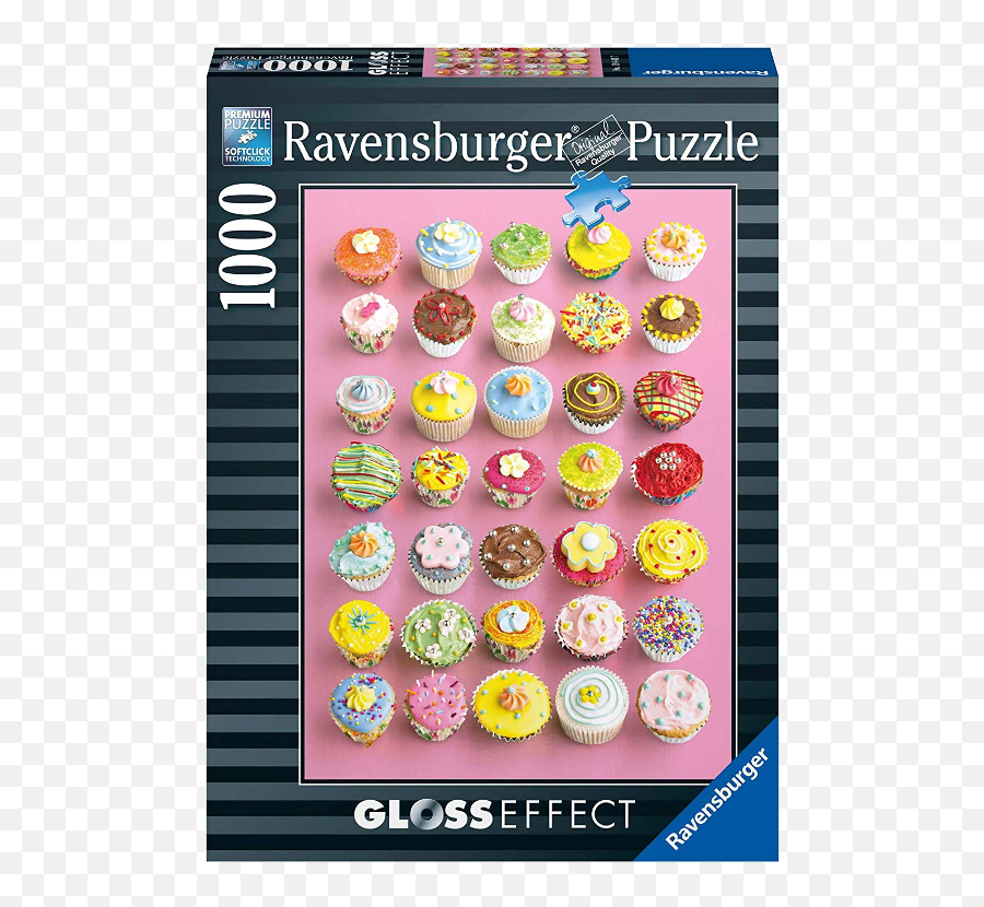 Elkoree Puzzle Ravensburger Bunte Cupcakes Elkoree - Ravensburger Puzzle 1000 Cupcakes Emoji,E.e Emoticon