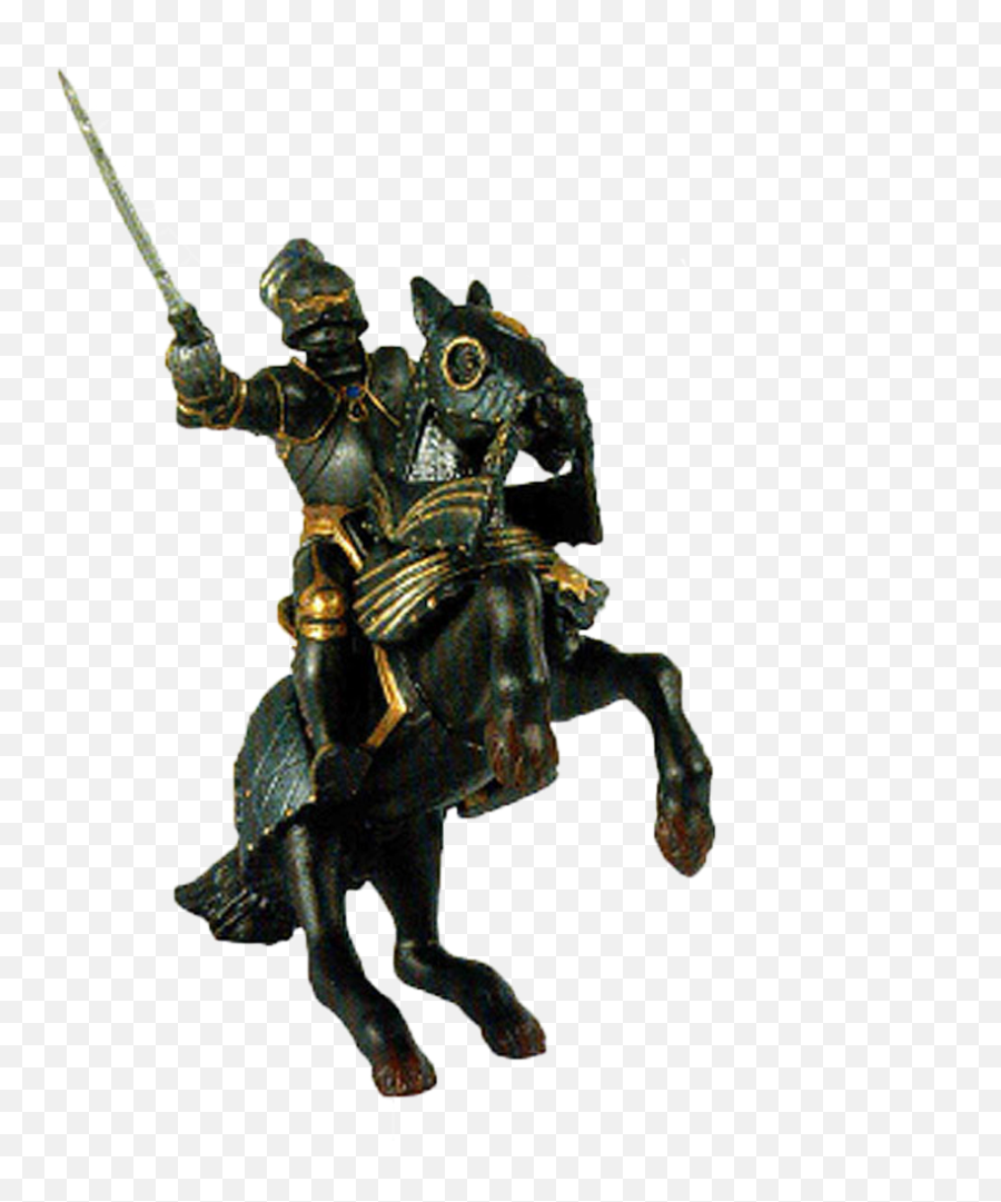 Black Armored Knight Horse - Toy Black Knight On Horse Emoji,Emotion Knight Reno