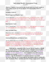 Nur 2092 Individual Health Assessment - General Survey Nursing Example Emoji,Expression Of Emotion Through Posture