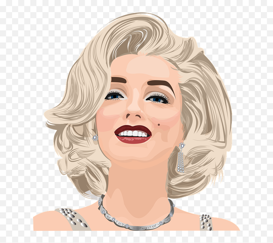 Marilyn Monroe Portrait Beauty - Marilyn Monroe Dibujo Emoji,Celebrity Emotion Portrait