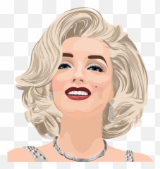 Marilyn Monroe Portrait Beauty - Marilyn Monroe Dibujo Emoji,Celebrity Emotion Portrait