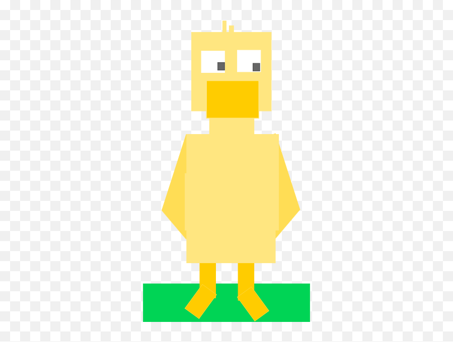 Square Animal 8 Duck Free Svg - Clip Art Emoji,Square Emoticon Small