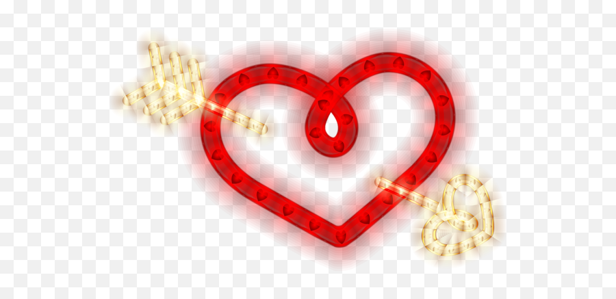 Arrow Glowing Heart Png Clipart Image - Transparent Avee Player Particles Png Emoji,What Is All The Red Heart Emojis Signs Like With The Arrows That Double Heart