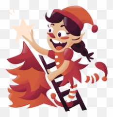 Elfo Vector Templates - Christmas Elf Emoji,Emoticon Elfo
