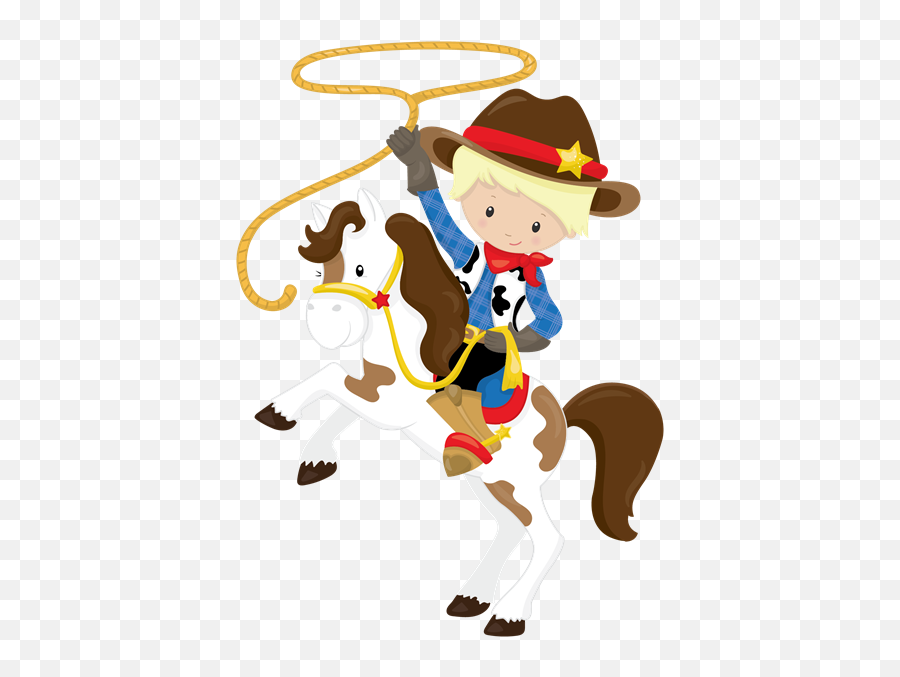 Cowboy Western Lil Buckaroo Birthday - Clipart Little Cowboy Emoji,A Ton Of Cowboy Emojis