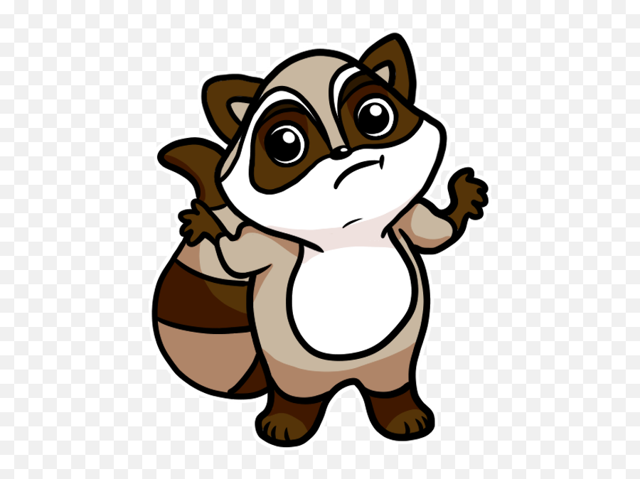 Bandit The Raccoon By Ipd Produktentwicklung Und Handel Ug - Animal Figure Emoji,
