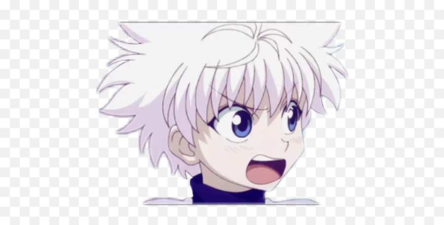 Killua Hmm Sticker Pack - Stickers Cloud Emoji,Hmm Emojis