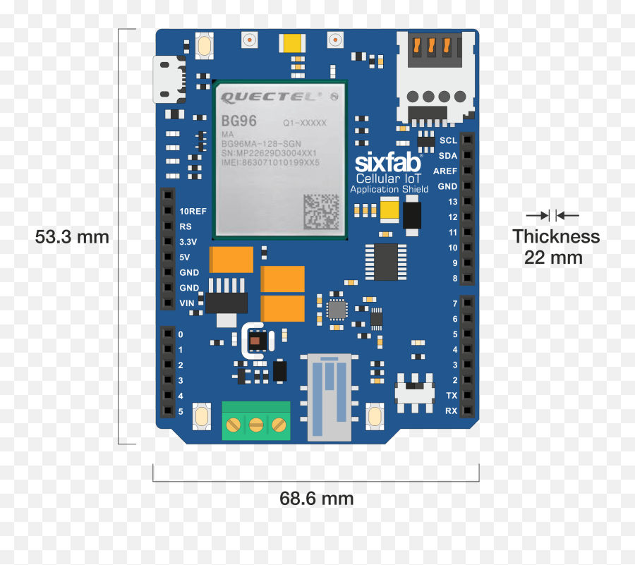 Cellular Iot Application Shield For Arduino Lte - M U0026 Nbiot Emoji,Sending Emojis With A Gsm Shield