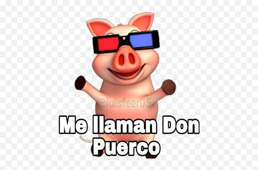 Sticker Sueltos N05 Stickers Para Whatsapp Emoji,Emoji Puerco