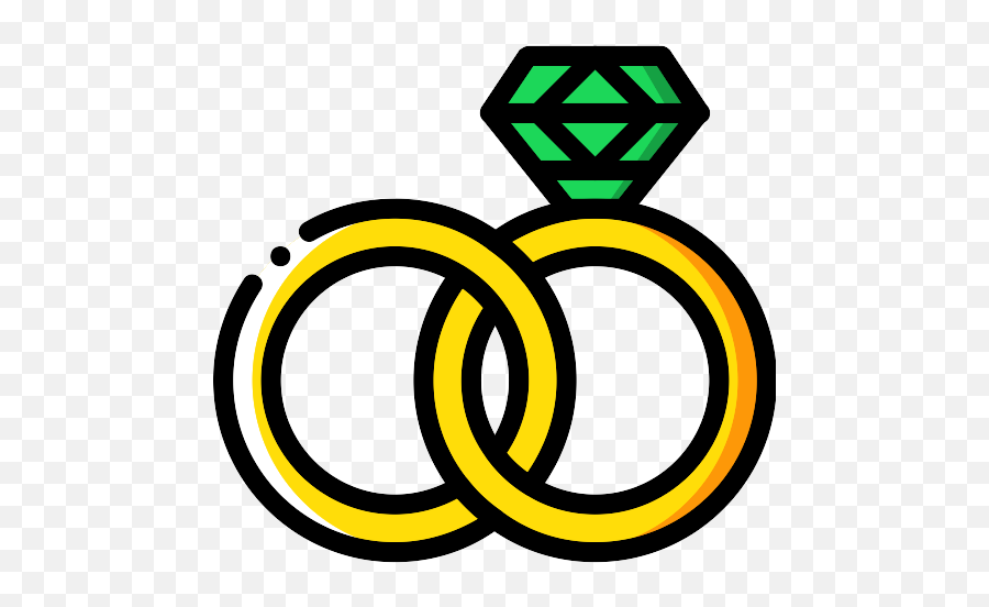 Wedding Rings Fashion Vector Svg Icon 3 - Png Repo Free Emoji,Wedding Emoticon Typing