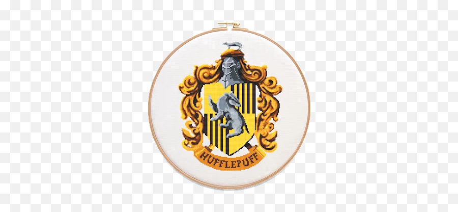 Cross Stitch Kits - Stitchering Emoji,Hufflepuff Emoticons