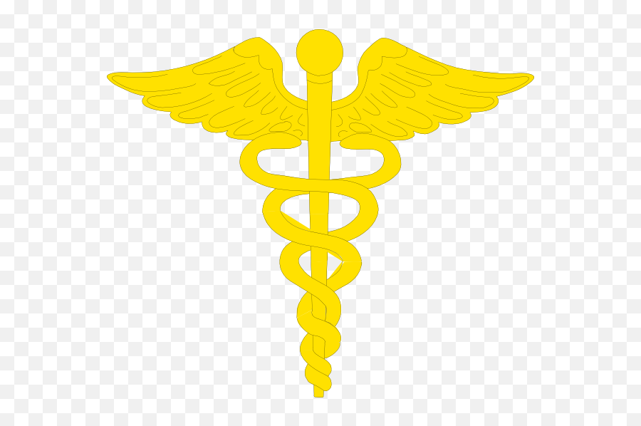 Afro Clipart Eye - Gold Medicine Logo Png Emoji,Rod Of Asclepius Emoji
