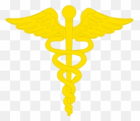 Afro Clipart Eye - Gold Medicine Logo Png Emoji,Rod Of Asclepius Emoji