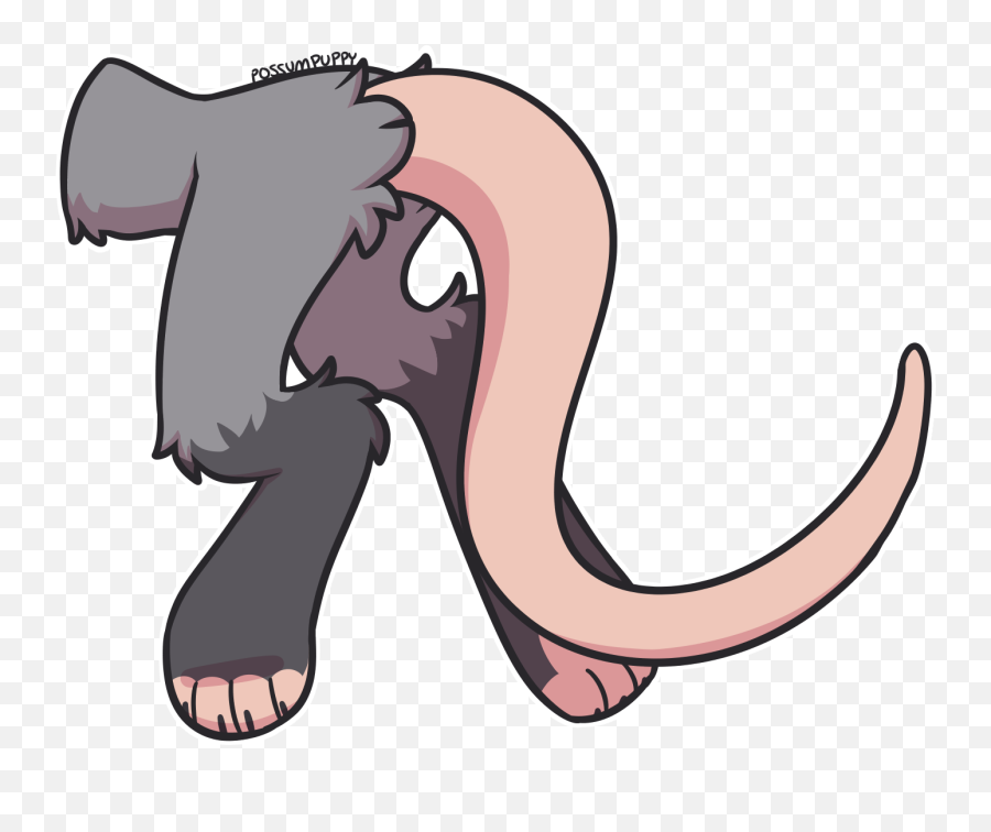 Possum Booty Ych Example By Possumpuppy - Fur Affinity Emojis Transparent Possum,A Butt Emoji