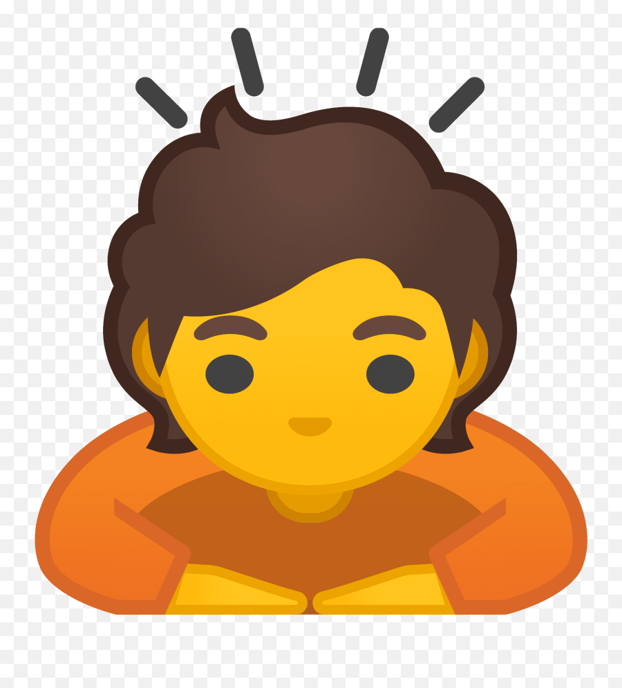 Person Bowing Emoji - Emoji,Sorry Emoji Art