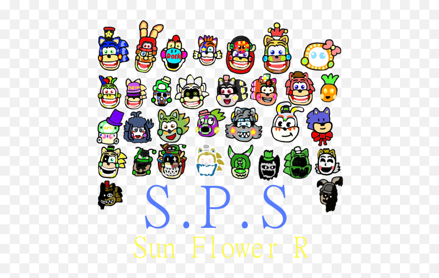 Darkness1415 On Game Jolt Sps Sun Flower Au Rockclones - Dot Emoji,R Emoticon