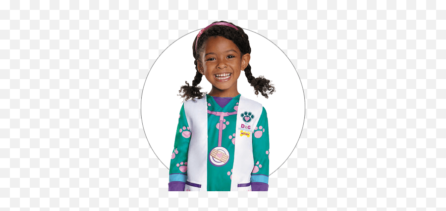 Halloween Costume Store - Doc Mcstuffins Pet Vet Scrubs Dress Up Emoji,Emoticons Costumes