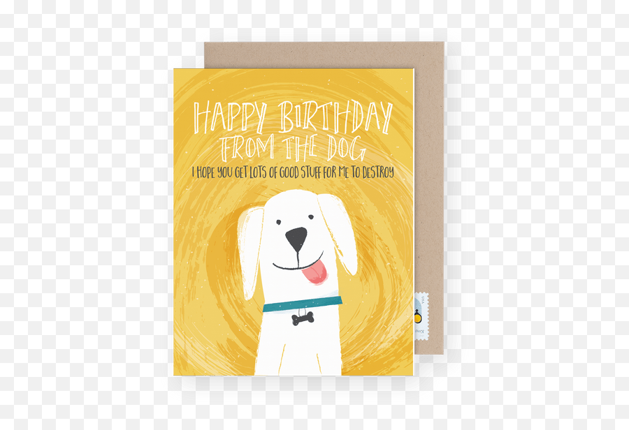 22 Dog Greeting Cards To Send To Your Pup - Loving Friends Dog Birthday Card Emoji,Puppy Dog Eyes Emoticon