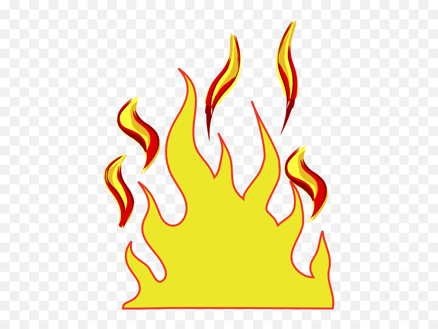 Flames Clip Art The Cliparts - Clipartix Cartoon Animated Fire Transparent Emoji,Flame Emoji Hat