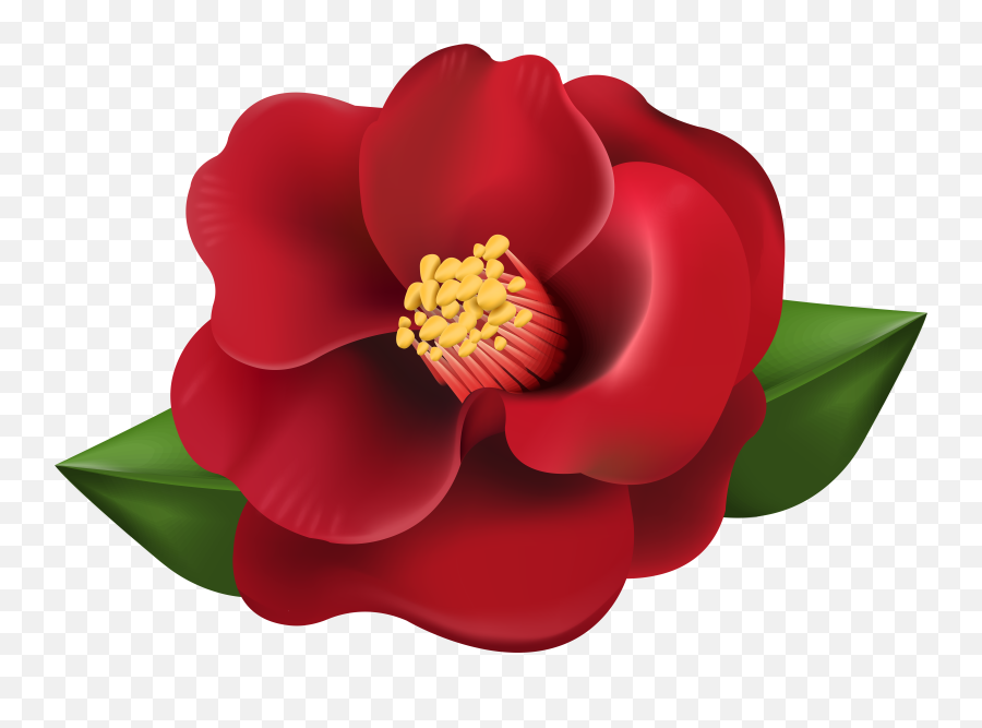 Japanese Clipart Flower Japanese - Red Flower Transparent Background Emoji,Japanese Flower Emoticon