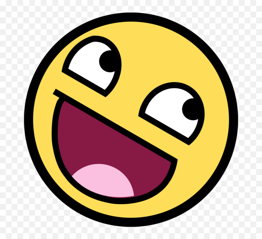 Steam Community Emoji Happy D - Awesome Face Meme Png,Pleased Emoji