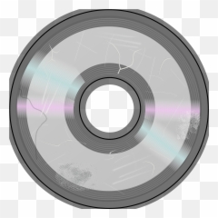 Compact Disc Scratched Clipart - Solid Emoji,Cd Emoji