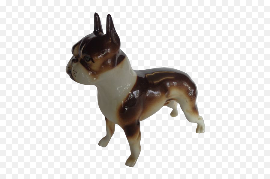 Royal Dux Boston Terrier Figurine 494 Brown White Boston - Collar Emoji,Whippets High On Emotion