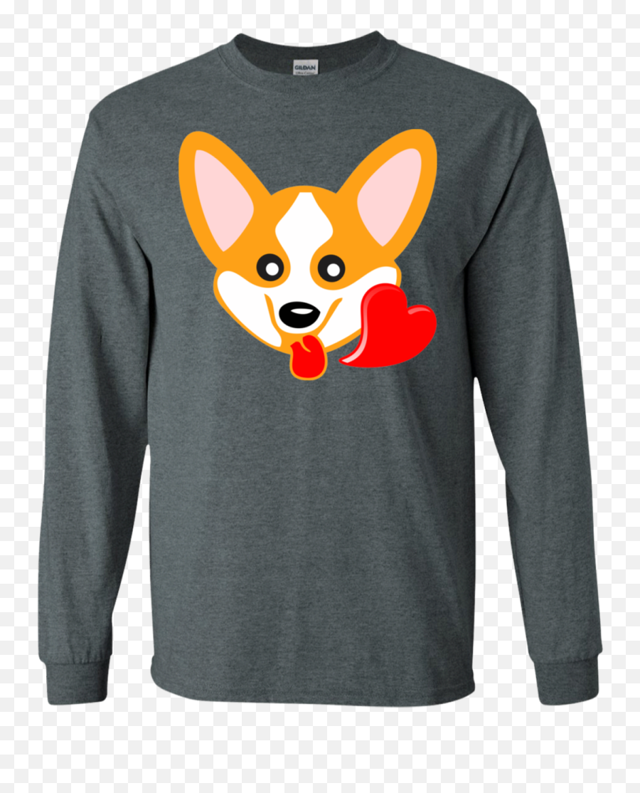 Corgi Emoji Ls Sweatshirts Funny Heart - Computer Science Student Shirt,100 Emoji Sweatshirts