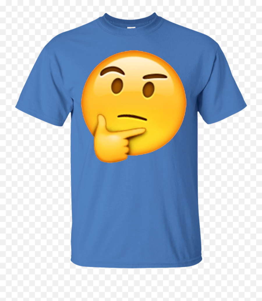 Skeptical Thinking Eyebrow Raised Emoji - Family Road Trip Shirts,Thinkin Emoji