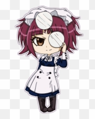 Black Butler - Chibi Black Butler Mey Rin Emoji,Black Butler Does Sebastian Have Emotions
