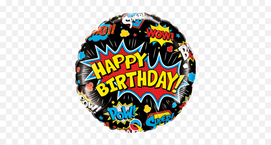 18 Inch 45 Cm Birthday Foil Balloons Archives - Important Happy Birthay Super Heros Emoji,Happy Birthday Diva Emoticon