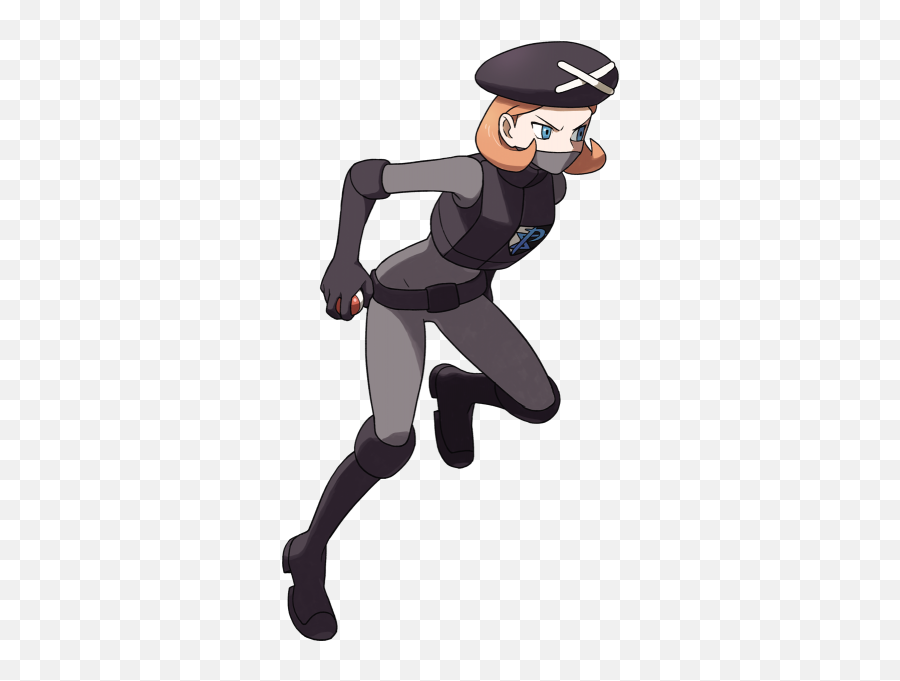 Black 2 White 2 Team Plasma Female Grunt From The Official - Pokemon Team Plasma Grunt Emoji,Pokemon Bw Emotion Theme