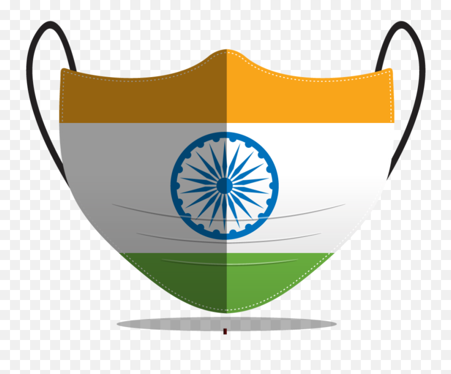 Aapi Fundraising For India - Indian Flag Mask Png Emoji,Emoticon Alexandra Socha