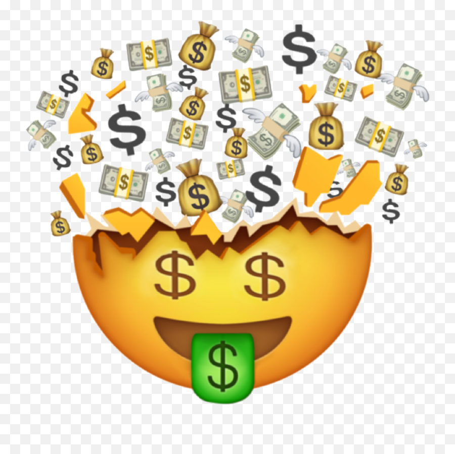 Emoji Money Custom Customemoji Sticker,Money Emoji