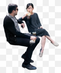 Bubble Tea Break - People Sitting Png Emoji,Bubble Tea Emoji